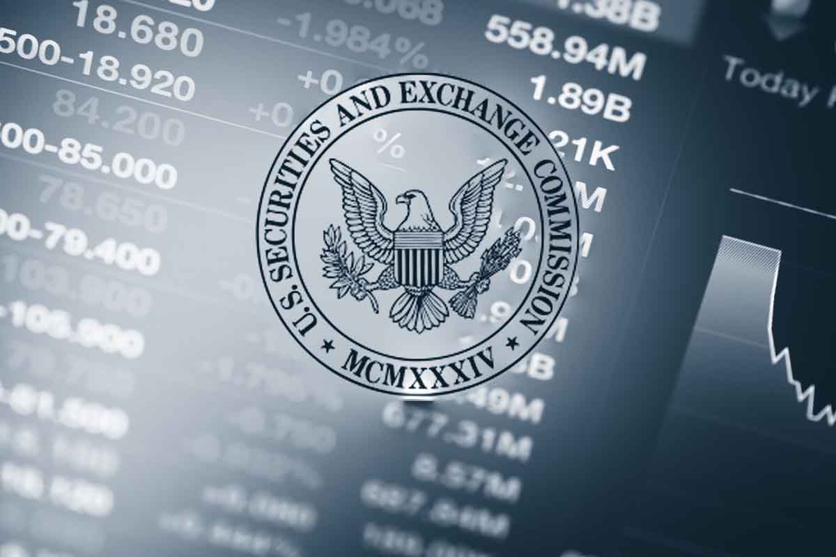 Securities & Exchange Commission (SEC) data photo illustration
