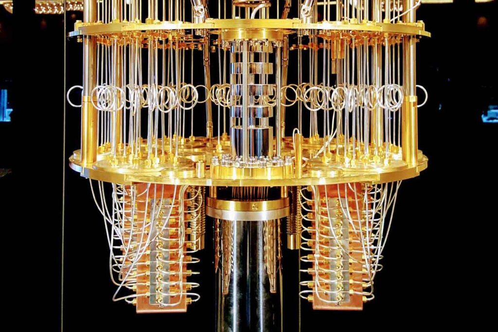 IBM’s Q quantum computer. Photo by Lars Ploughmann, Creative Commons