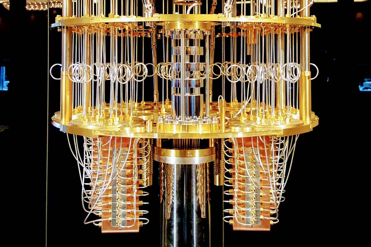 IBM's Q quantum computer. Photo by Lars Ploughmann, Creative Commons