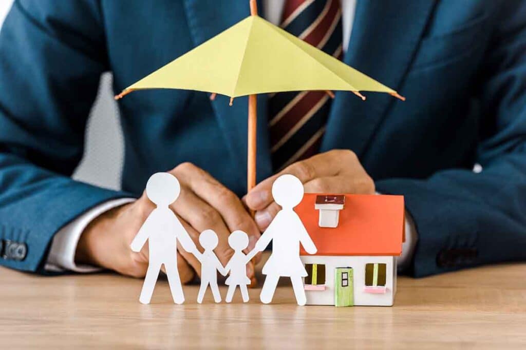 Life insurance photo illustration