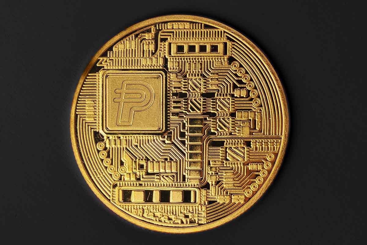 A photo illustration of PayPal's PYUSD stablecoin.