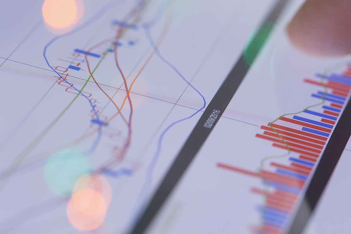 Image of stock market data