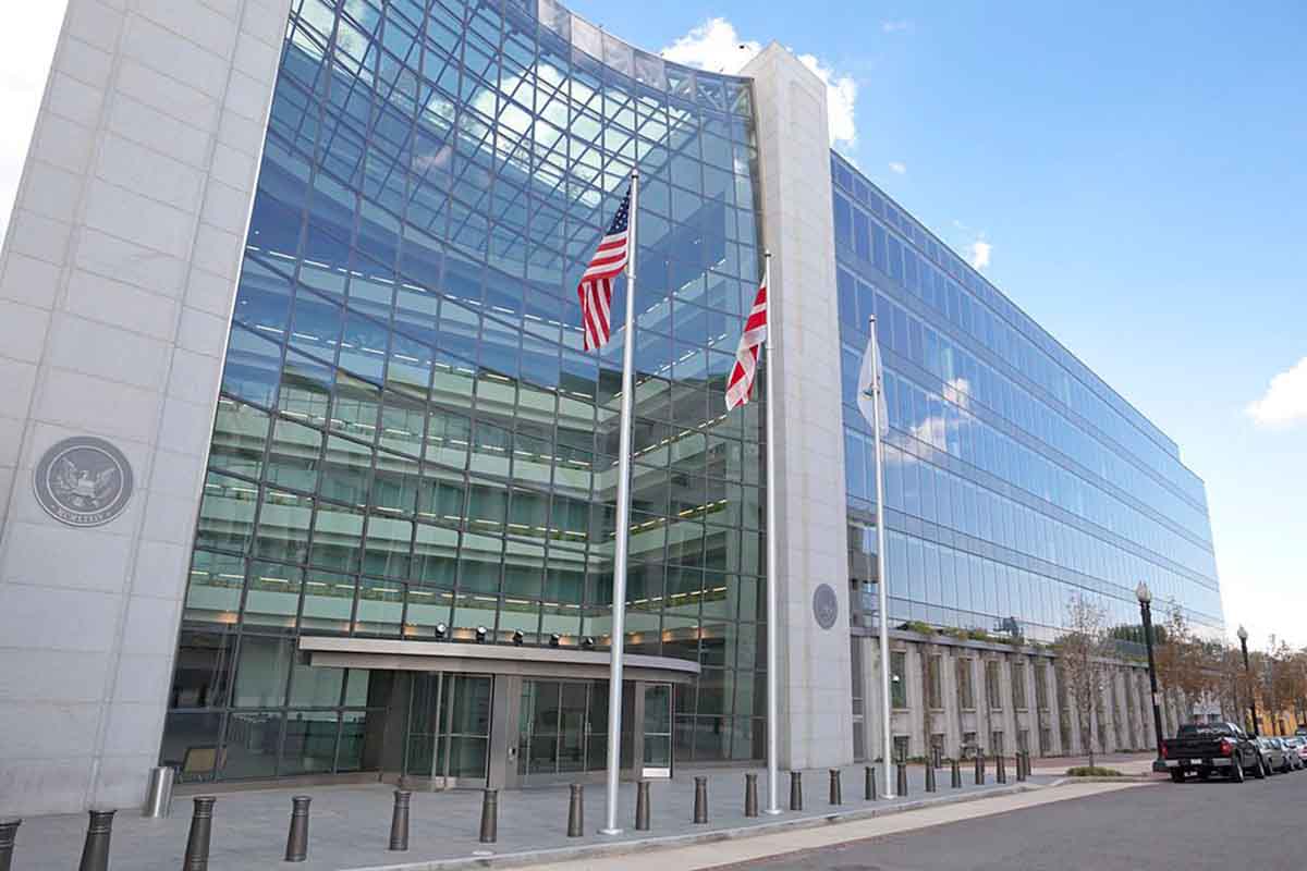 Securities and Exchange Commission (SEC) building in Washington D.C., June, 2022. Photo by Richard Bett, courtesy Creative Commons.