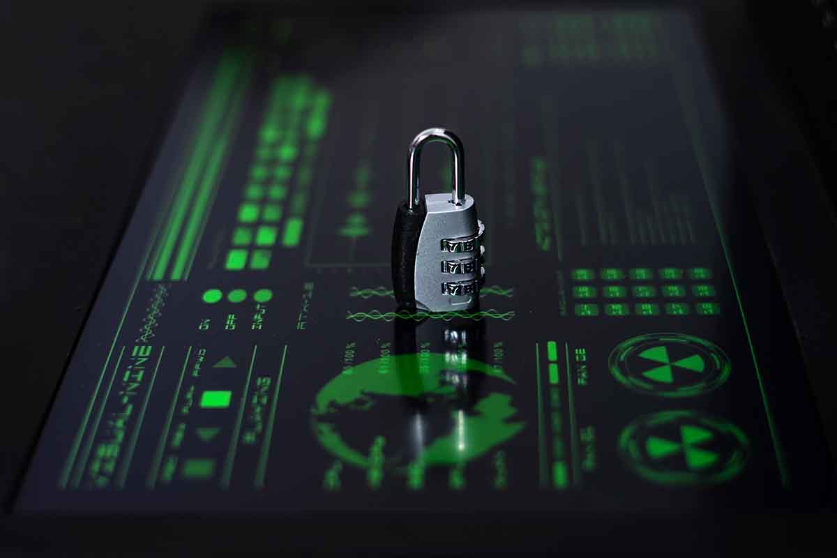 Cyber security photo illustration